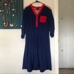 Vintage AGB 70s style mid length dress